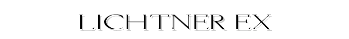 Lichtner Ex font